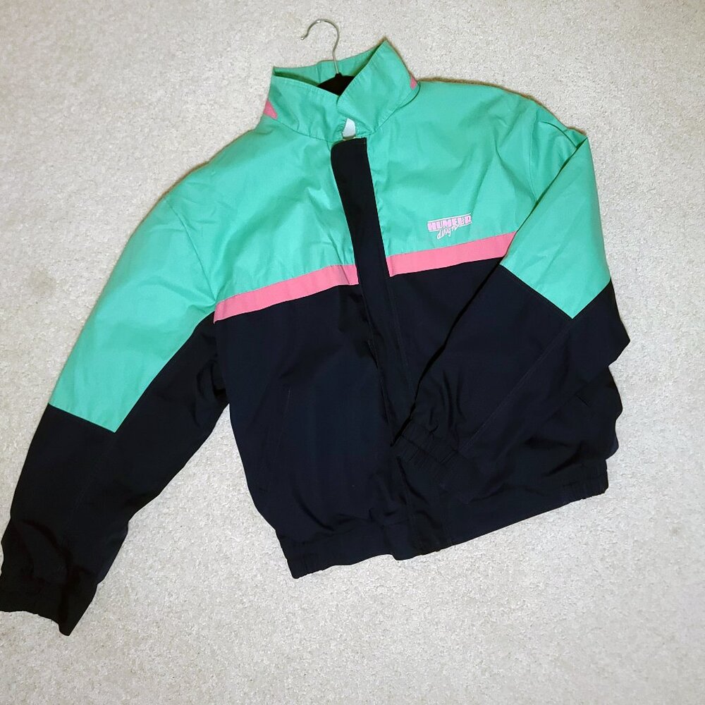 Humeur Design Vintage Retro Colorblock Jacket Coat